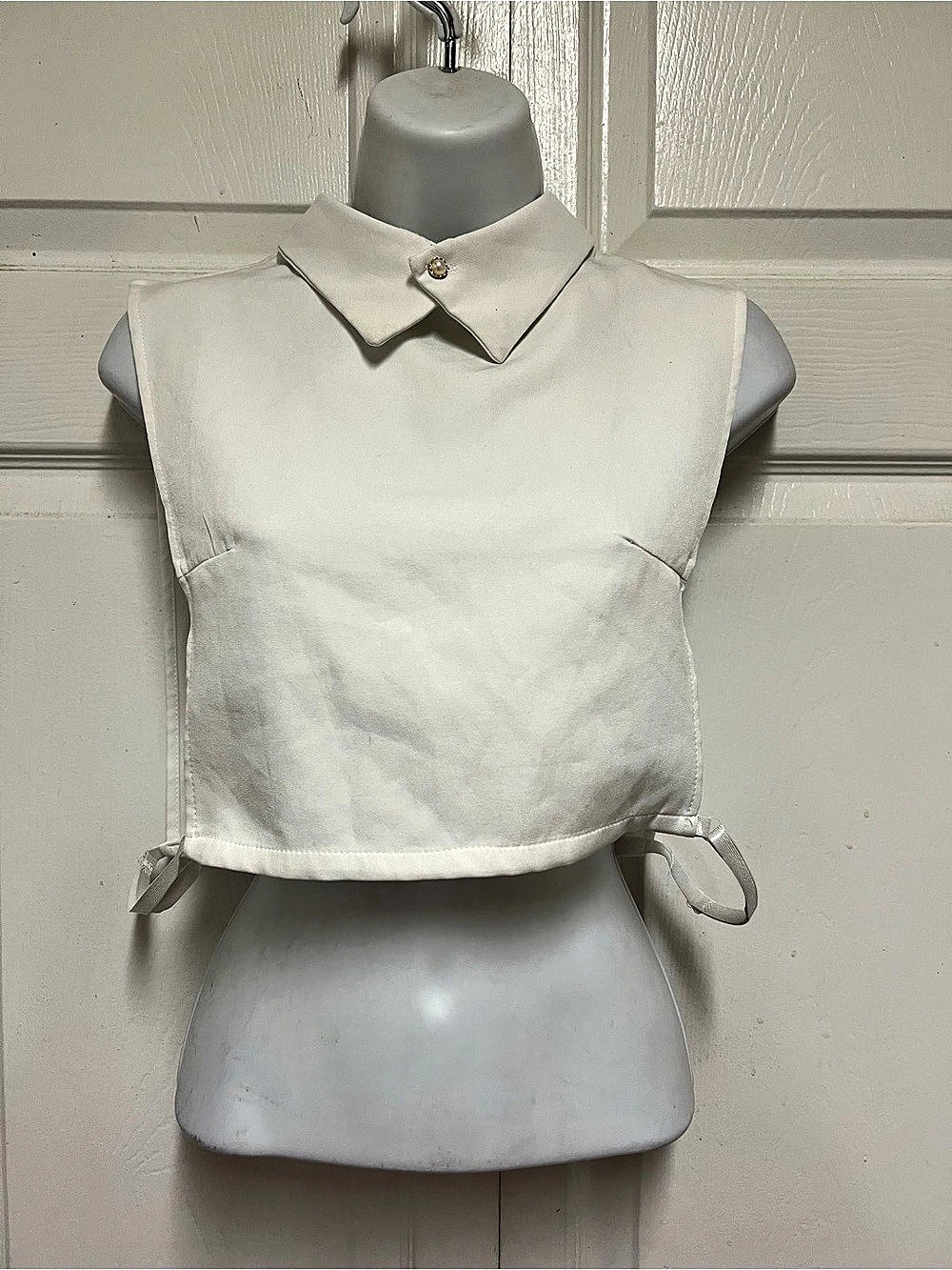 UNBRANDED White Faux Detachable Dickey Collar